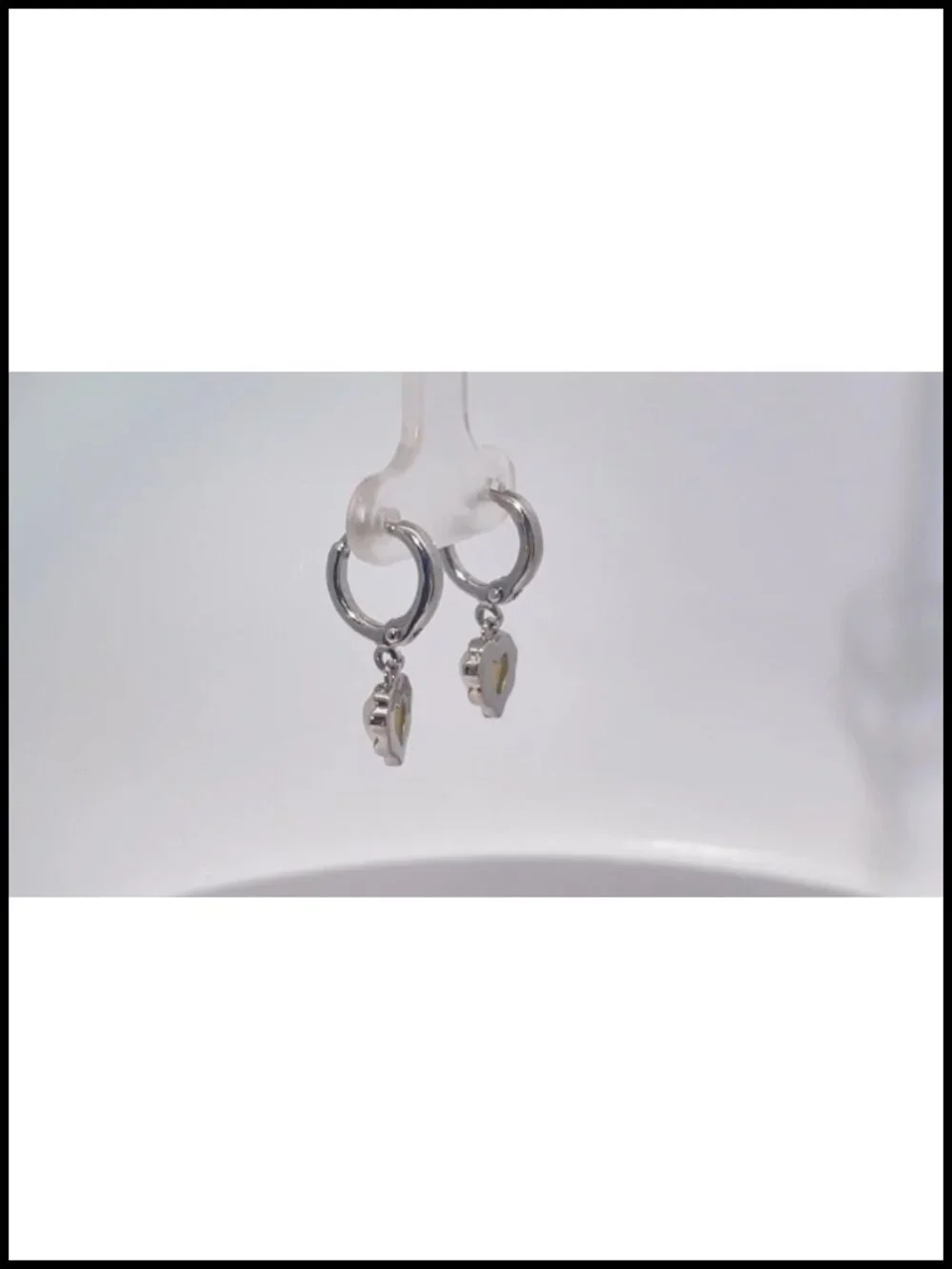 Gold Plated Brass Huggie Earrings with Pearl Drop, Hypoallergenic, Gift for Her